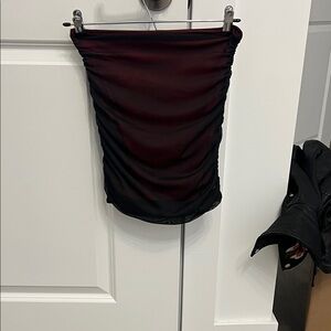 SHEIN Black and Red Crop Top